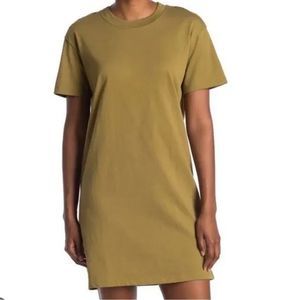 Madewell Olive Green T-Shirt Dress